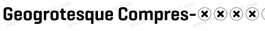 Geogrotesque Compres字体转换